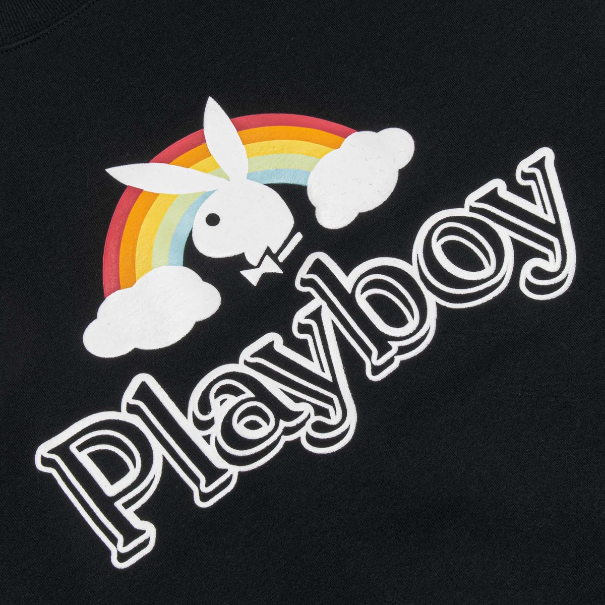 Playboy Women's Smile Club Oversized Crewneck Sweatshirt